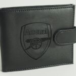 Arsenal FC Team Merchandise Leather Clip Wallet - Image 2