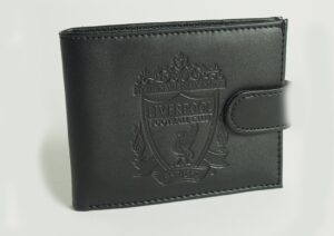 Liverpool Team Merchandise Leather Clip Wallet