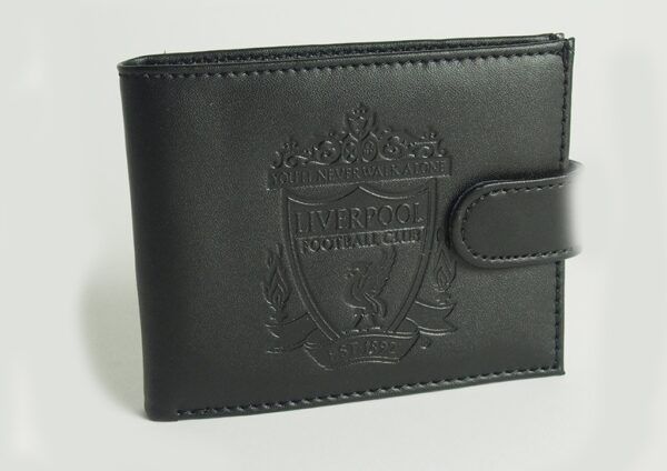 Liverpool Team Merchandise Leather Clip Wallet