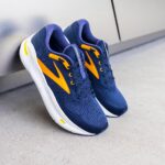 Brooks Ghost MAX Running Shoe  Crown Blue/Black Iris/Marigold (Men's) - Image 10