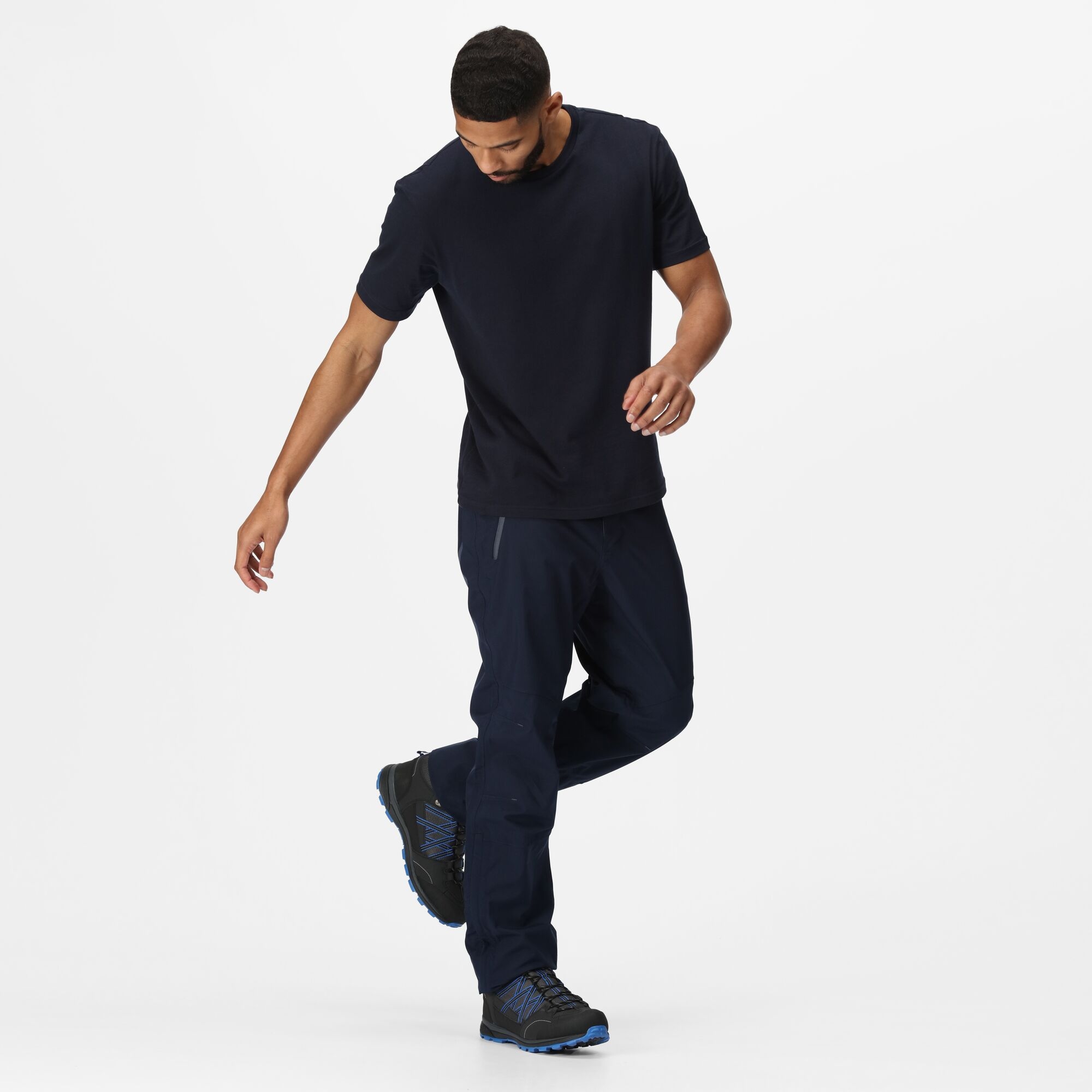 Regatta Highton Waterproof Wet Pants Over trousers  Navy (Men's) - Image 2