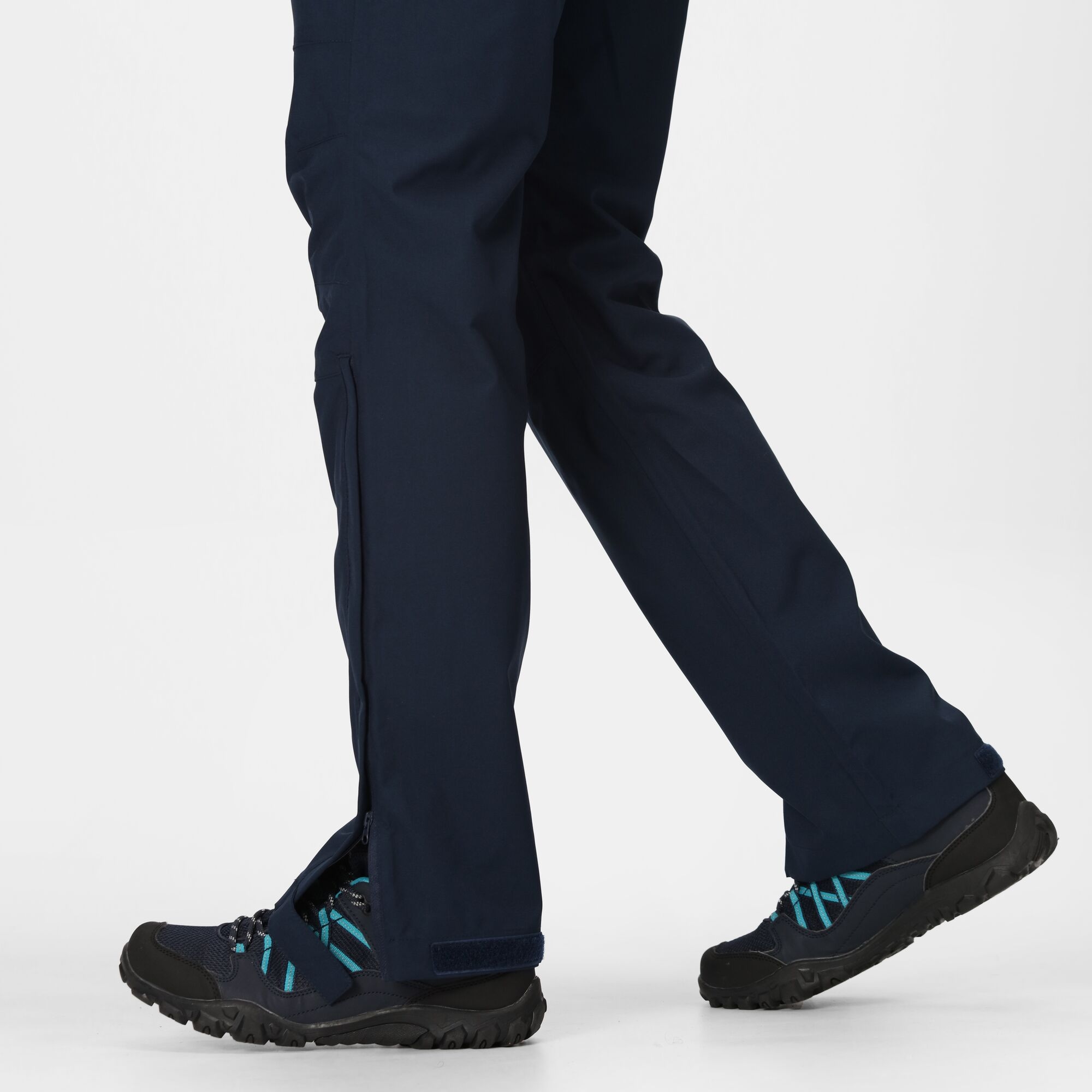 Regatta Highton Waterproof Wet Pants Over trousers Navy (Women's) - Image 4