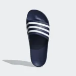 Adidas ADILETTE AQUA SLIDES Navy White - Image 2