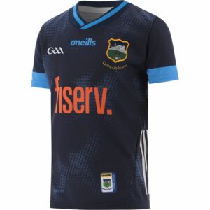 Tipperary GAA O'Neills Fiserv.  2024  Goal Keeper / Goalie  Jersey Navy Shadow / Cyan / White (Kids / Adults)