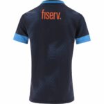 O'Neills Tipperary GAA Fiserv  2024 Goal Keeper Jersey - Tight/Player Fit  Navy Shadow / Cyan / White (ADULTS) - Image 3