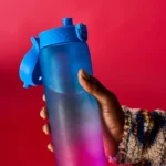 Ion8 Quench Water Bottle 1000ml  Top Gradient  Blue / Pink Motivator 1L - Image 3