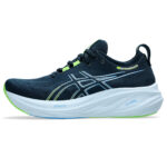 Asics GEL-NIMBUS™ 26 Running Shoe FRENCH BLUE/ELECTRIC LIME  (Men's) - Image 4