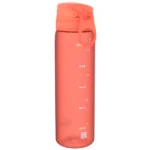 Ion8 Slim Water Bottle Coral  500ml Hygienic full-flip top - Image 3