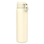 Ion8 Slim Vacuum Insulated Bottle  Playful Peach/Cream  1000ml Hygienic full-flip top - Image 2