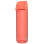 Ion8 Slim Water Bottle Coral  500ml Hygienic full-flip top - Image 2