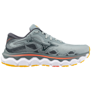 Mizuno Horizon 7 Running Shoe  Gray Mist/white/hot Coral (Ladies)