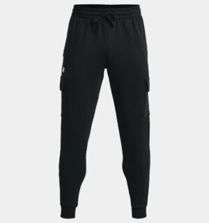 Under Armour Rival Fleece® Cargo Jogger Pants Cuffed  Black (Men's)