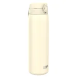 Ion8 Slim Vacuum Insulated Bottle  Playful Peach/Cream  1000ml Hygienic full-flip top - Image 3