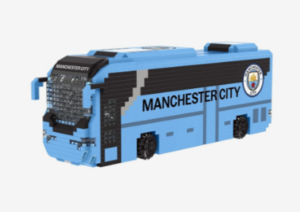 Man City TEAM COACH  BUS- Team Merchandise  3D BRXLZ Team Coach