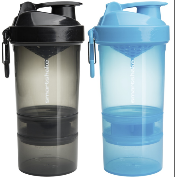 Smartshake Original2Go ONE Shaker 600ml Bottle Neon Blue