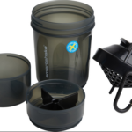 Smartshake Original2Go ONE Shaker 600ml Bottle Neon Blue - Image 3