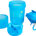Smartshake Original2Go ONE Shaker 600ml Bottle Neon Blue - Image 4