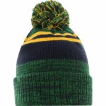 O'Neills Toomevara GAA CLUB Canyon Bobble Hat  Marine/Green/Amber - Image 2