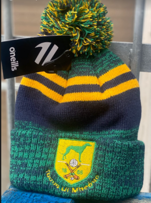 O'Neills Toomevara GAA CLUB Canyon Bobble Hat  Marine/Green/Amber
