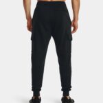 Under Armour Rival Fleece® Cargo Jogger Pants Cuffed  Black (Men's) - Image 6