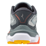 Mizuno Horizon 7 Running Shoe  Gray Mist/white/hot Coral (Ladies) - Image 4
