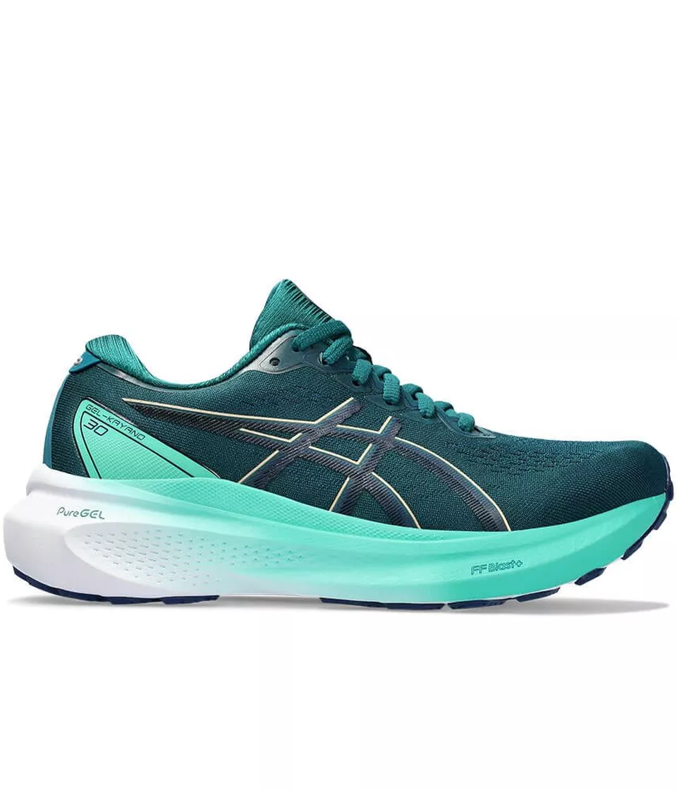 Asics Gel KAYANO 30 Running Shoe Asics RICH TEAL BLUE EXPANSE Ladies 200.00