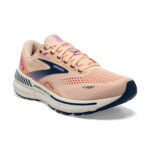 Brooks Adrenaline GTS 23 Apricot/Estate Blue/Orchid Running Shoe (Ladies) - Image 2