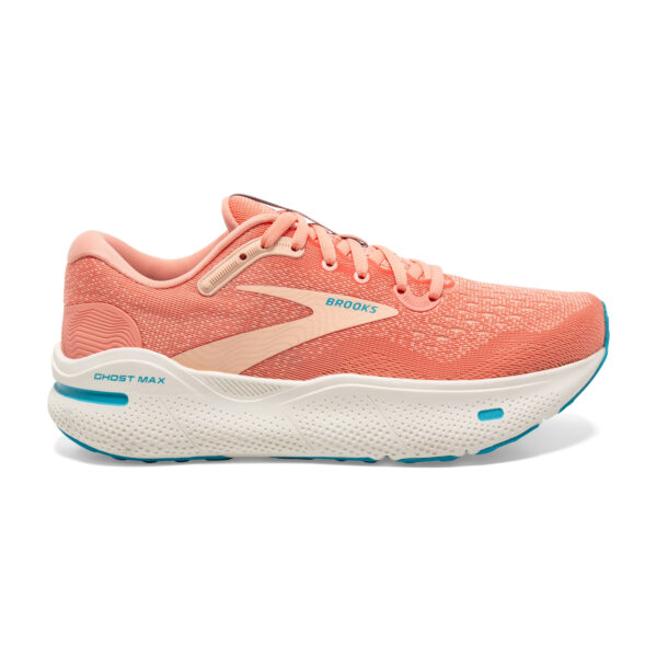 Brooks Ghost MAX Running Shoe  Papaya/Apricot/Blue (Women's)
