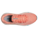 Brooks Ghost MAX Running Shoe  Papaya/Apricot/Blue (Women's) - Image 5