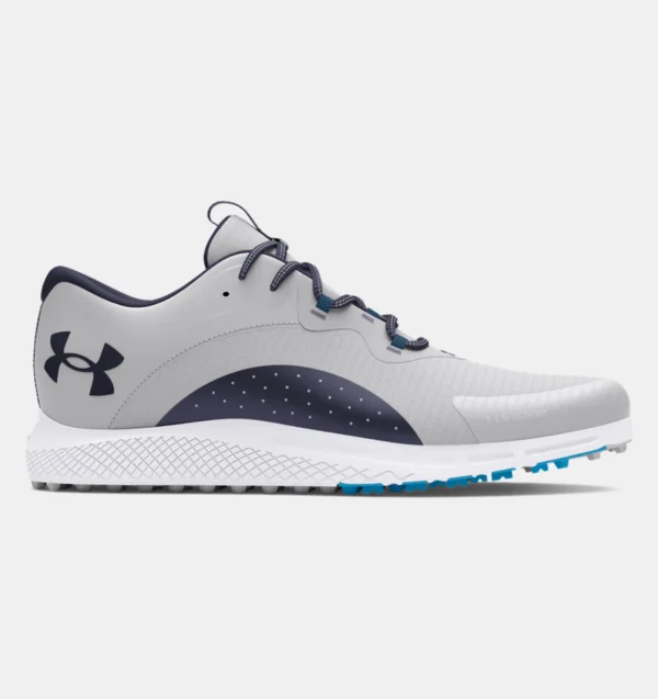 Under Armour UA Charged Draw 2 Spikeless Golf Shoes Halo Gray (Men's)
