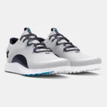 Under Armour UA Charged Draw 2 Spikeless Golf Shoes Halo Gray (Men's) - Image 3