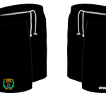 St. Joseph’s C.B.S. Nenagh School Crested O’Neill’s Black / White Shorts - Image 2