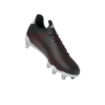 adidas Kakari Soft Ground Football Boots Core Black / Silver Metallic / Better Scarlet (Adults) - Image 2