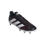 adidas Kakari Soft Ground Football Boots Core Black / Silver Metallic / Better Scarlet (Adults) - Image 8