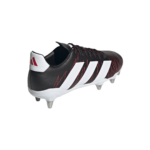 adidas Kakari Soft Ground Football Boots Core Black / Silver Metallic / Better Scarlet (Adults) - Image 9