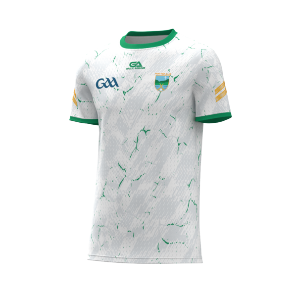 Portroe GAA Gaelic Armour Training Jersey White/Green/Amber  (Kids/Adults)