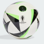 adidas Euro 2024 Club FOOTBALL White / Black / Solar Green Size 5 - Image 4