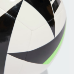 adidas Euro 2024 Club FOOTBALL White / Black / Solar Green Size 5 - Image 2