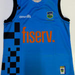O'Neills Tipperary GAA Fiserv Training Vest Swedish Blue/Black (Kids / Adults) - Image 2