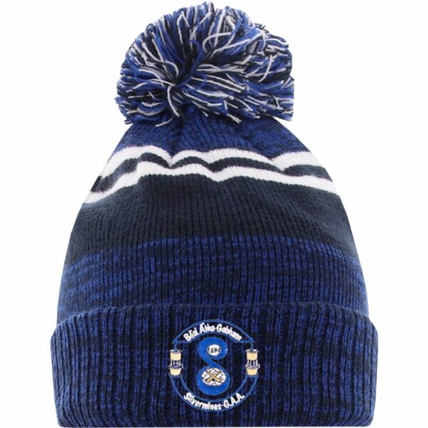Silvermines GAA O'Neills Canyon Bobble Hat   Marine / Royal / White