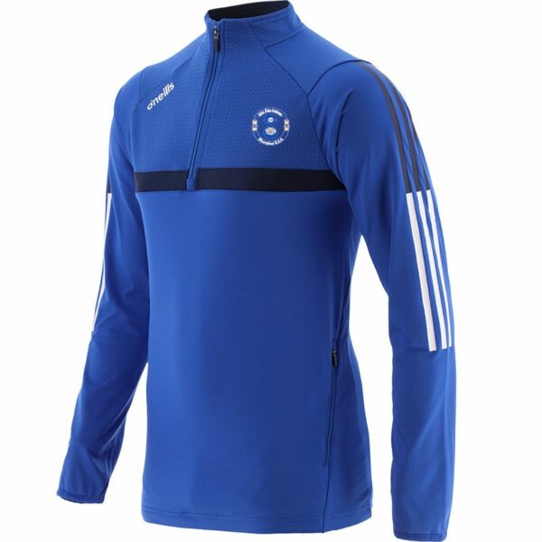 Silvermines GAA O'Neills Focus 184 Half Zip Brushed Top Mel  Royal Blue/White (Adults / Kids)