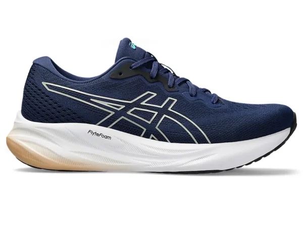 Asics Gel Pulse15 Running Shoe Running Shoe   Blue Expanse/Champagne (Ladies)
