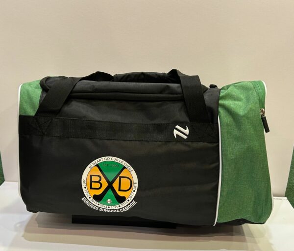 O'Neills Burgess Duharra Camogie 22" KENT Hold All Gear Bag Black/Emerald/White Crested