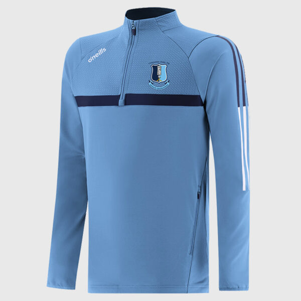 Nenagh Éire Óg GAA O’Neills Focus Brush Half Zip Top Sky Blue  (Kids)