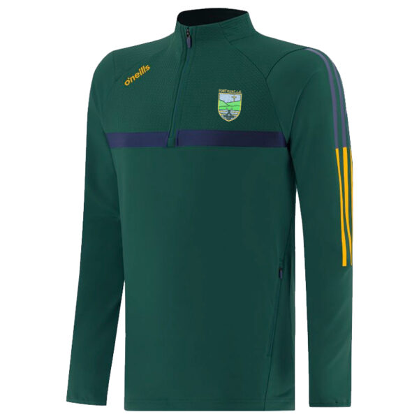 Portroe GAA O’Neills Focus 184 Half Zip Top Bottle Amber (Adults Kids)