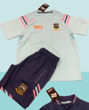 O'Neills Tipperary GAA WESTON 049 Poly shorts Blue Wing Teal/Cotton Candy/Mint (Ladies / Girls)