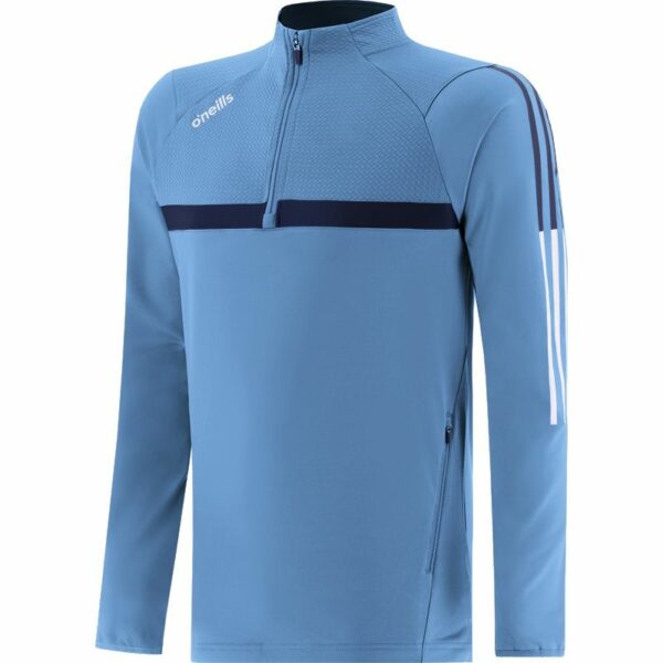 Nenagh Éire Óg Camogie  O’Neills Focus Brush Half Zip Top Sky Blue  (Kids/Adults)