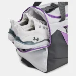 Under Armour Undeniable 5.0 Medium Duffle Hold All Bag (Halo Gray / Provence Purple) - Image 3