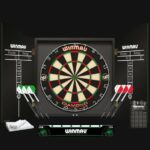 Winmau Diamond Plus Professional Dartboard in Cabinet - Image 7