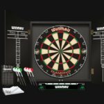 Winmau Diamond Plus Professional Dartboard in Cabinet - Image 6